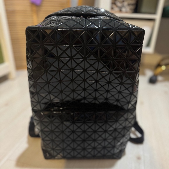 BAO BAO ISSEY MIYAKE Black Geometric Backpack